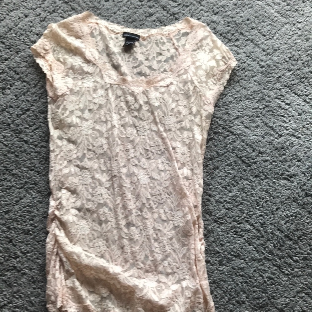 Awesome lace shirt!
